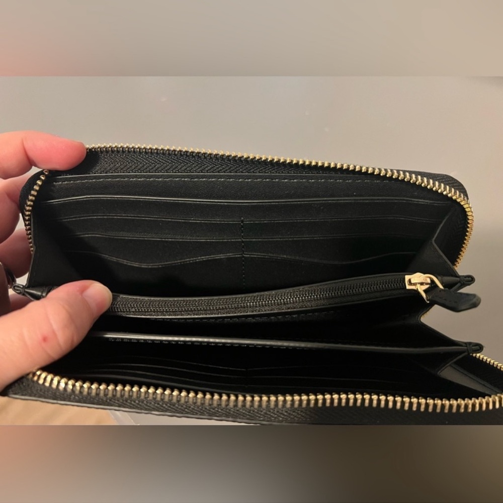 KATE SPADE Large Wallet Black NWOT - Picture 8 of 10